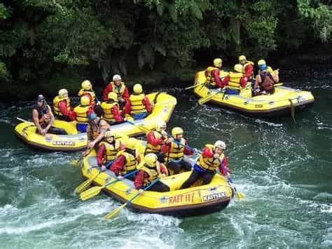 Rafting action